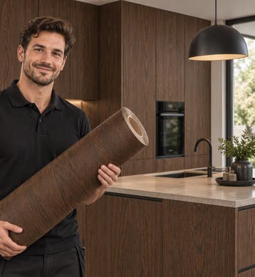 Zelf keuken wrappen met wrapfolie? Bestel hier je plakfolie, Nieuw