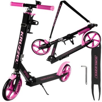 Kruzzel Roze Step - Lichtgewicht en Veilig voor Kinderen, Fietsen en Brommers, Steps, Ophalen of Verzenden, Nieuw