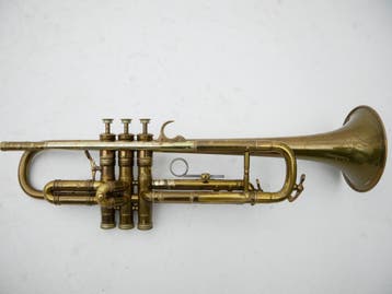 Trompet Selmer K-Modified origineel 25B uit 1959 Exclusief m, Ophalen of Verzenden, Gebruikt, Bes-trompet, Met koffer