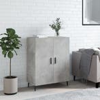 vidaXL Dressoir 69,5x34x90 cm bewerkt hout betongrijs, Verzenden, Nieuw, 50 tot 100 cm, 25 tot 50 cm