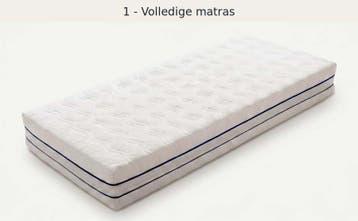 ALVANO Monaco Pocketvering Koudschuim 25 cm | 40% Korting, Verzenden, Nieuw, Matras