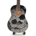 Miniatuur gitaar van Sugar Skull met gratis standaard, Ophalen of Verzenden, Nieuw, Pop, Beeldje of Miniatuur