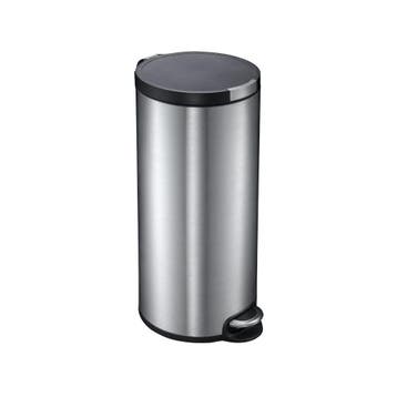 Artistic step bin 30 ltr - Mat RVS, Verzenden, Nieuw