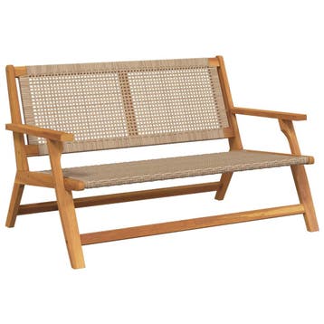 vidaXL Tuinmeubelen Beige 122 x 78 x 73 cm Massief, Verzenden, Nieuw