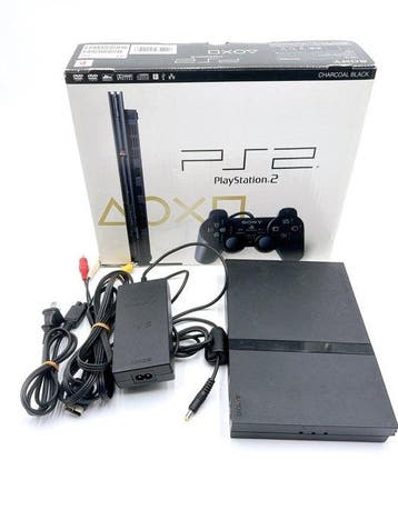 Sony - Sony PlayStation 2 PS2 Slim SCPH-77000 CB Charcoal, Nieuw