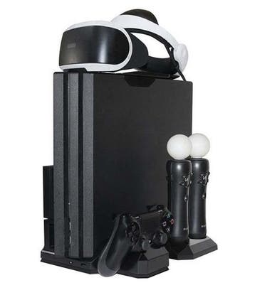 Multifunctionele Cooling Stand voor PS4 Pro & VR Bril -, Ophalen of Verzenden, Zo goed als nieuw, PlayStation 4