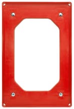 Dolly 60x40x15 rood met 4 rubberen zwenkwielen, nieuw - Set, Ophalen of Verzenden, Overige typen, Emtrade NL