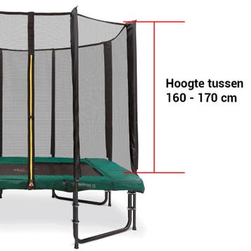 Los Veiligheidsnet voor rechthoekige trampoline 153 x 214 cm, Ophalen of Verzenden, Nieuw