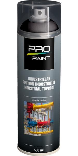 Pro paint industrie lak deklaag 1 stuk, 500 ml, diepzwart,, Verzenden, Nieuw