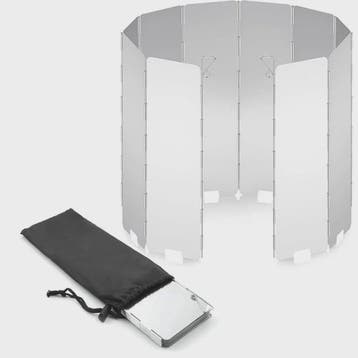 Opvouwbaar Windscherm voor Camping Gasfornuis - Lichtgewicht