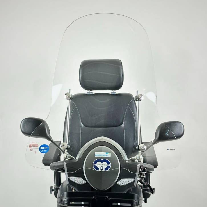 Universeel Hoog Scootmobiel Windscherm 70 ×61 cm - Helder, Diversen, Brommobielen en Scootmobielen, Nieuw, Ophalen of Verzenden
