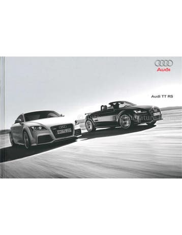 2009 AUDI TT RS HARDCOVER BROCHURE DUITS, Nieuw, Audi, Author