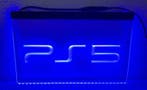 PS5 PS 5 neon bord lamp LED verlichting reclame lichtbak *bl, Verzenden, Nieuw