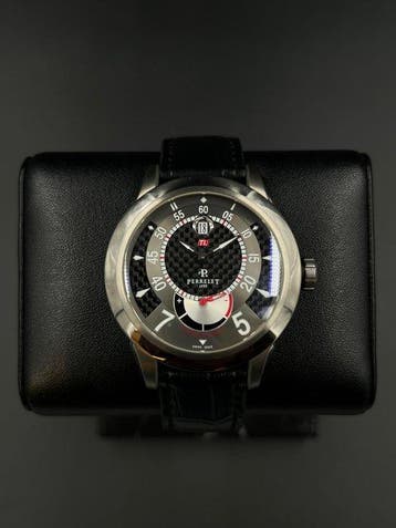 Perrelet - Ti - Titanium Carbon - Power Reserve - No, Nieuw
