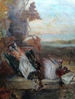 Jules Félix Ragot (1835-1912) - Stilleven met wild