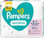 Pampers Vochtige doekjes Gevoelig (4x52 stuks), 208 stuks, Verzenden, Nieuw