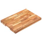 vidaXL Hakblok 50x35x4 cm massief acaciahout, Huis en Inrichting, Keuken | Keukenbenodigdheden, Verzenden, Nieuw