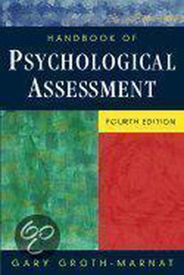 Handbook of Psychological Assessment (Fourth Edition), Verzenden, Gelezen, G Groth-Marnat