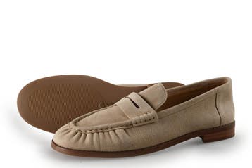 Stefano Lauran Loafers in maat 38 Beige, Kleding | Dames, Schoenen, Verzenden, Beige, Overige typen, Zo goed als nieuw