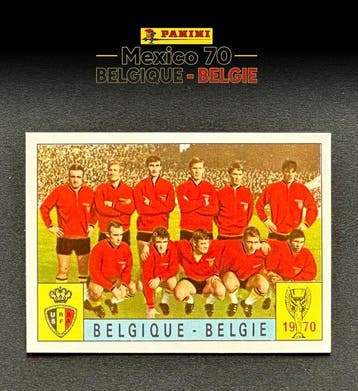Panini - FIFA World Cup Mexico 70 - Team Belgique-België -, Nieuw