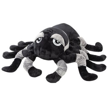 Pluche tarantula knuffel - zwart/grijs - 82 cm - XXL, Verzenden, Nieuw