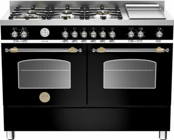 BERTAZZONI HER1206GMFEDNET Fornuis 120 cm5924.50, Ophalen of Verzenden, Nieuw, Vrijstaand, Energieklasse A of zuiniger