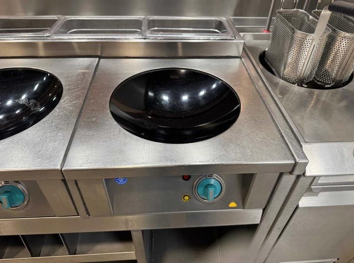 Bohner inductie wok – professioneel (14 stuks beschikbaar), Zakelijke goederen, Horeca | Keukenapparatuur, Gebruikt, Fornuis, Frituur en Grillen
