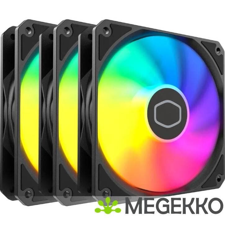 Cooler Master MF120 Lite ARGB 3-Pack, Computers en Software, Computerkoelers, Nieuw, Verzenden