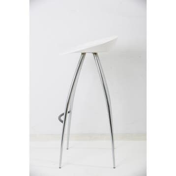 Magis Lyra design Kruk wit chroom, Receptie of Entree, Ophalen of Verzenden, Gebruikt, Stoel