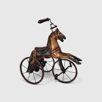 Decoratief ornament - Driewieler Paard - Europa - Driewieler