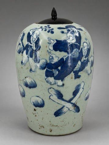 Vaas - Porselein - China - Qing Dynastie (1644-1911) - pot