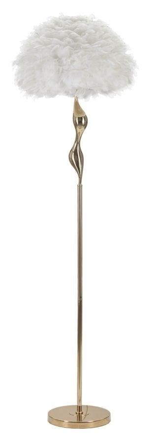 VLOERLAMP SLANK WIT CM Ø 50X165, Huis en Inrichting, Lampen | Vloerlampen, Ophalen of Verzenden, Nieuw
