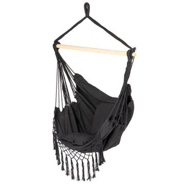 Hangstoel Zwart Braziliaans | Nieuw | Scherpe Prijs, Tuin en Terras, Opvouwbaar, Nieuw, Ophalen of Verzenden, Eenpersoons