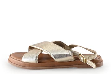 Atelier Tropezien Sandalen in maat 37 Goud, Kleding | Dames, Overige kleuren, Verzenden, Sandalen of Muiltjes, Zo goed als nieuw