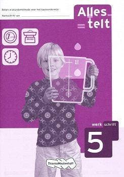 Alles Telt versie 2 Werkschrift groep 5 (per stuk), Boeken, Verzenden, Nieuw