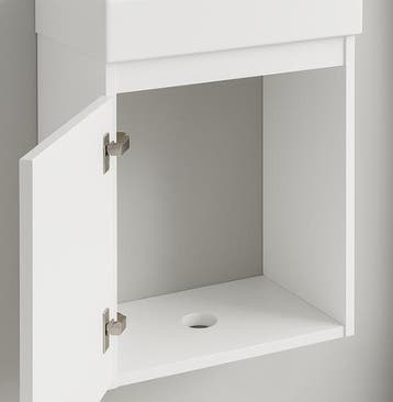 SALE - Volda 40 links - Glans wit - Toiletmeubel -, Ophalen of Verzenden, Nieuw