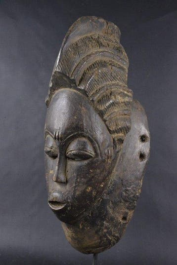 Masker van de verering van de gé - Yaure - Ivoorkust
