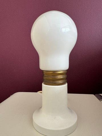 Tafellamp - Aluminium, Glas - Vintage Bulb tafellamp