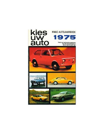 1975 KNAC AUTOJAARBOEK NEDERLANDS, Nieuw, Author