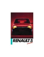 1985 RENAULT 5 BROCHURE ITALIAANS, Boeken, Auto's | Folders en Tijdschriften, Nieuw, Renault, Author