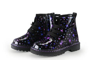 Puccetti Boots Meisjes in maat 21 Zwart, Kinderen en Baby's, Verzenden, Jongen of Meisje, Schoenen, Zo goed als nieuw