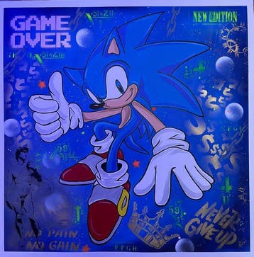 Addiel Arturo - Sonic XL / Acryl auf Leinwand