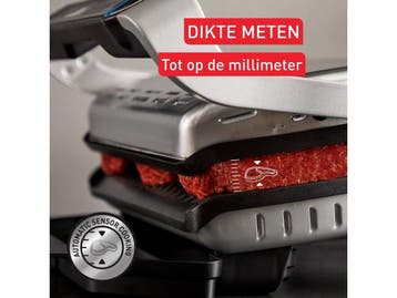 Tefal OptiGrill+ GC717D - Contactgrill - 2000W - RVS, Verzenden, Nieuw