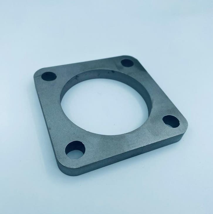 Downpipeflens RVS 4-gaats 63,5mm, Auto-onderdelen, Overige Auto-onderdelen, Ophalen of Verzenden
