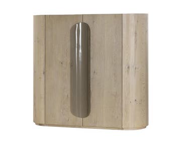 Tower Living Opbergkast Allure eiken 150x50x140 cm - White, Huis en Inrichting, Kasten | Wandmeubels, Ophalen of Verzenden, Nieuw