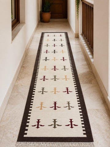 Vlakgeweven tapijt - Tapijt - 240 cm - 75 cm -, Nieuw