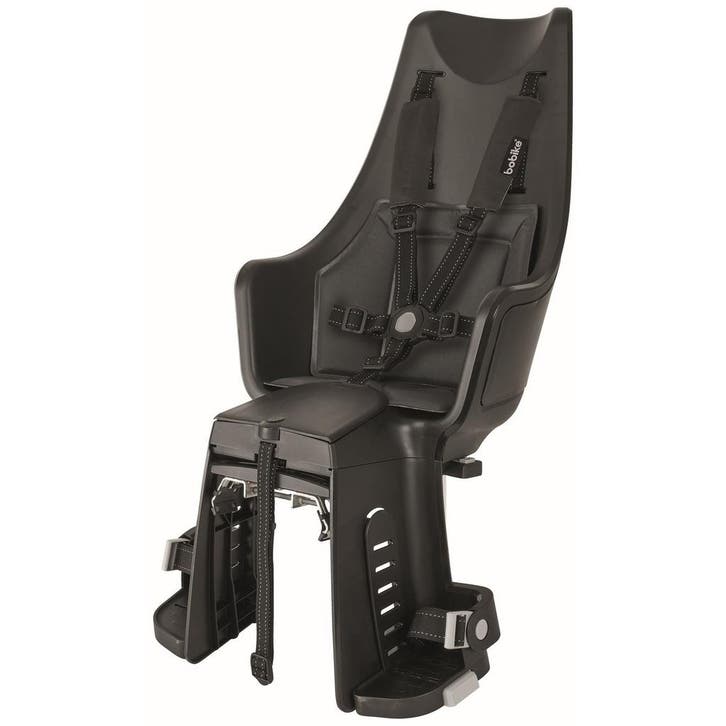 Bobike Maxi Exclusive Plus Urban Black achterstoeltje met El, Fietsen en Brommers, Fietsaccessoires | Fietsstoeltjes, Nieuw, Verzenden