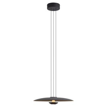 Moderne hanglamp zwart incl. LED dimbaar met easylift -, Verzenden, Nieuw, Modern
