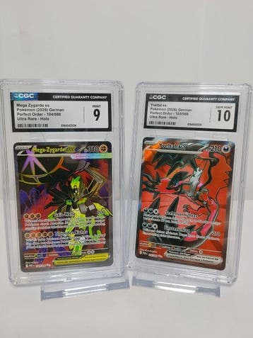Pokémon - 2 Graded card 104/088, 105/088 Foil, Holo - CGC 10, Nieuw