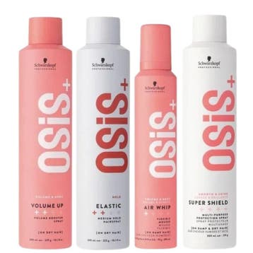 Schwarzkopf OSiS+ Elastic Volume Set XXL - 3x300+200ml, Ophalen of Verzenden, Nieuw, Gel, Wax, Haarlak of Mousse